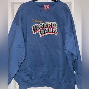 Vintage Disney Boardwalk Blue Crewneck